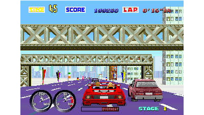 Turbo Out Run (Japan, deluxe cockpit, FD1094 317-0101 decrypted) [Bootleg]