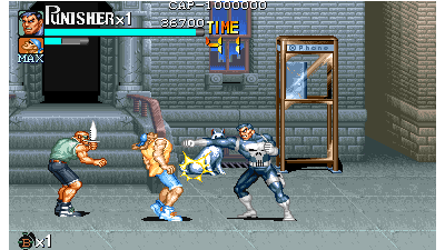 The Punisher (bootleg set 1 (with PIC16c57), 930422 etc) [Bootleg, No sound]