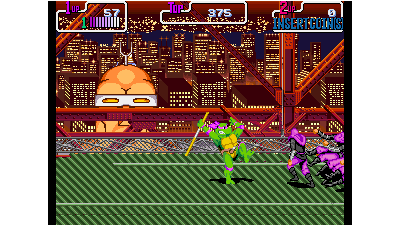Teenage Mutant Ninja Turtles - Turtles in Time (2 Players ver. UDA)