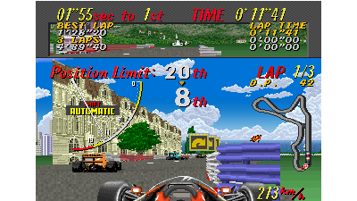 Super Monaco GP (World, Rev B, FD1094 317-0126a decrypted) [Bootleg]