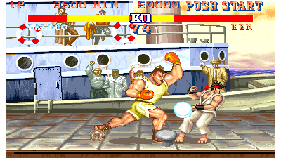 Street Fighter II - Champion Edition (Alpha Magic-F bootleg set 4, 920313 etc) [Bootleg]