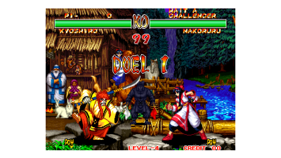 Saulabi Spirits / Jin Saulabi Tu Hon (Korean release of Samurai Shodown II, set 2)