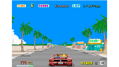 Out Run (sitdown/upright, Rev B) (Enhanced Edition v1.1.0)