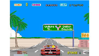 Out Run (Japan, deluxe sitdown, FD1089A 317-0019)