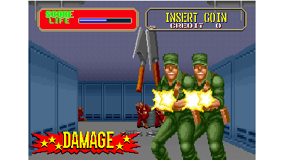 Line of Fire / Bakudan Yarou (World, FD1094 317-0136)