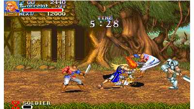 Knights of the Round (bootleg set 4 (with YM2151 + 2xMSM5205), 911127 etc) [Bootleg]