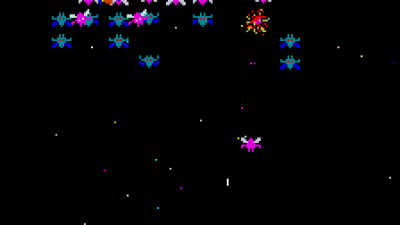 Galaxian Growing Galaxip / Galaxian Nave Creciente (Recreativos Franco S.A. Spanish bootleg)