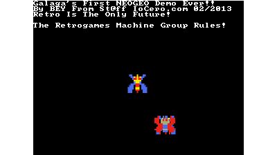 Galaga Demo (set 2) [Homebrew]