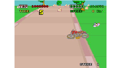 Enduro Racer (YM2203, FD1089B 317-0013A)