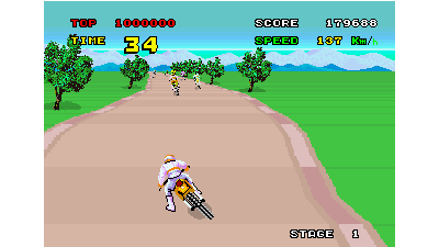 Enduro Racer (YM2151, FD1089B 317-0013A)