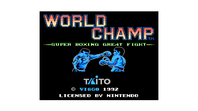 World Champ - Super Boxing Great Fight (Europe)