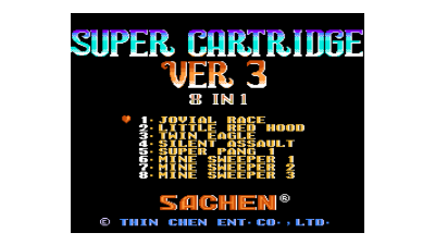 Super Cartridge Ver 3 - 8 in 1 (Asia) (Unl)