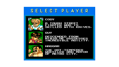 Mighty Final Fight (Europe)