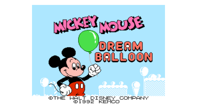 Mickey Mouse - Dream Balloon (USA) (Proto)