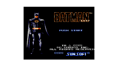 Batman - The Video Game (USA) [Hack by Deespence2929 v1.0] (~Batman - Easy)